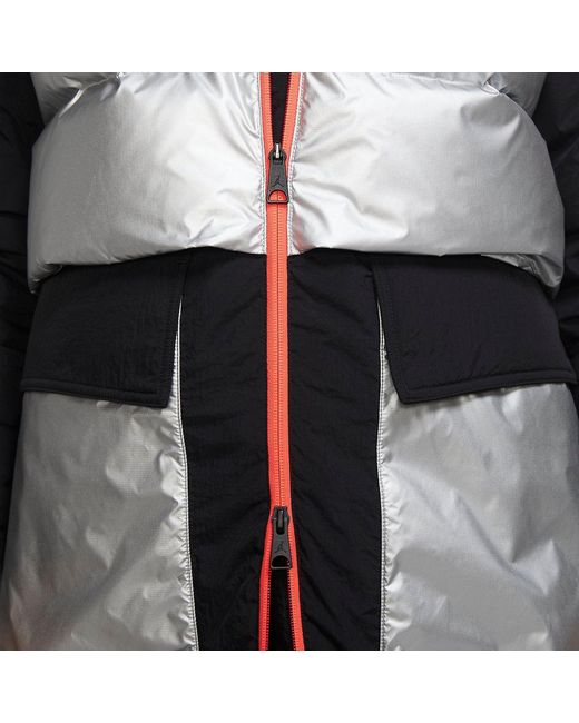 Nike Black (Wmns) Winter Utility Down Parka Coat 'Sliver'