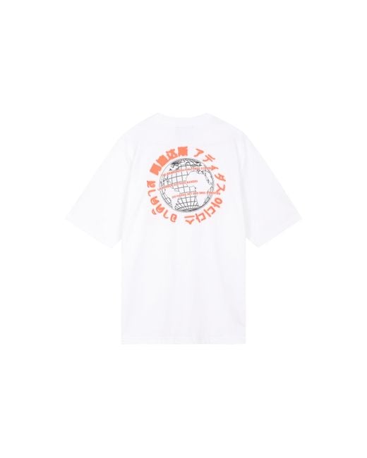 Adidas White Originals Graphic Tee For for men