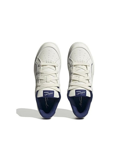 Adidas White Neo Cardcourt Shoes for men