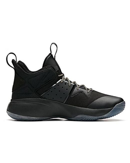 Anta Black Mid Top Basketball Shoes for men