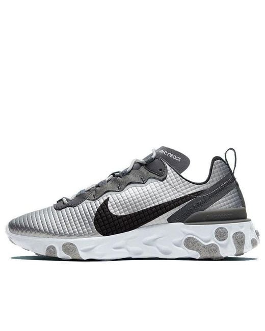 Nike Black React Element 55 'Quilted Grid for men