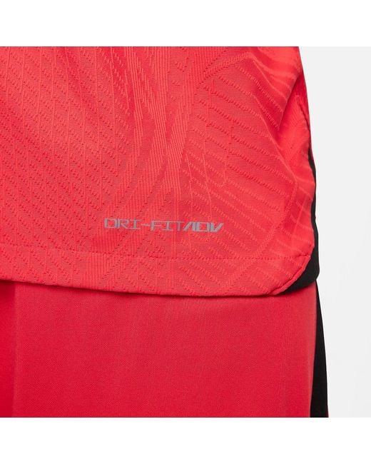 Nike Red Korea 2022/23 Match Home Adv Dri-Fit Soccer Jersey 'Global' for men