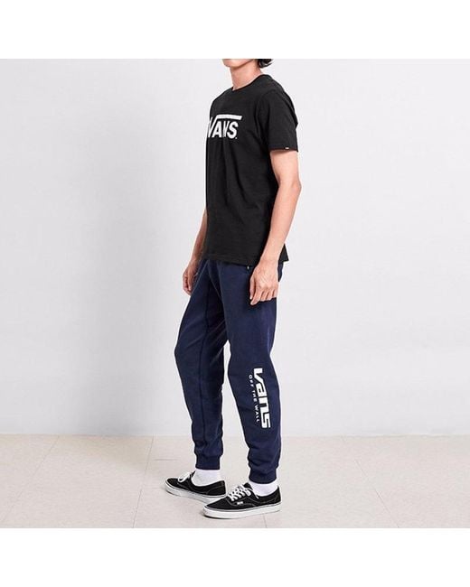 Vans Black Classical Logo Short Sleeve Tee for men