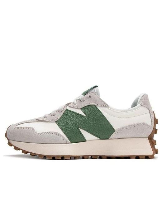 New Balance White 327 D Width for men