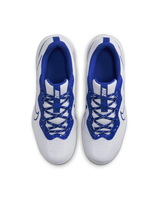 Nike Blue Alpha Huarache Varsity 4 Low 'Hyper Royal' for men