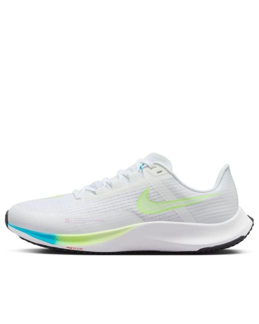 Nike White Rival Fly 3 Road Racing Shoes for men