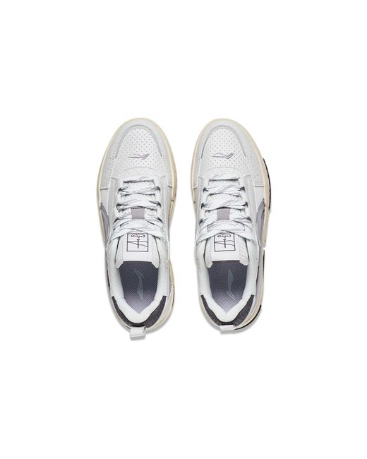 Li-ning White (Wmns) Casual Skate Shoes