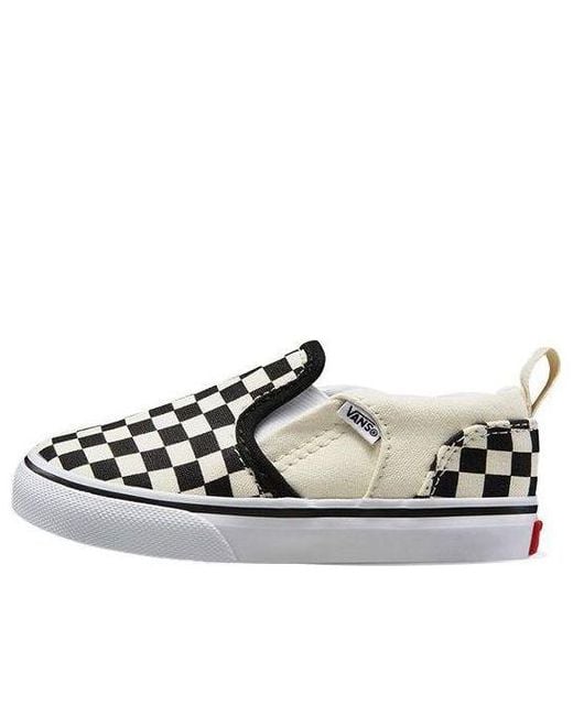Vans Black (Td) Asher V 'Checkers