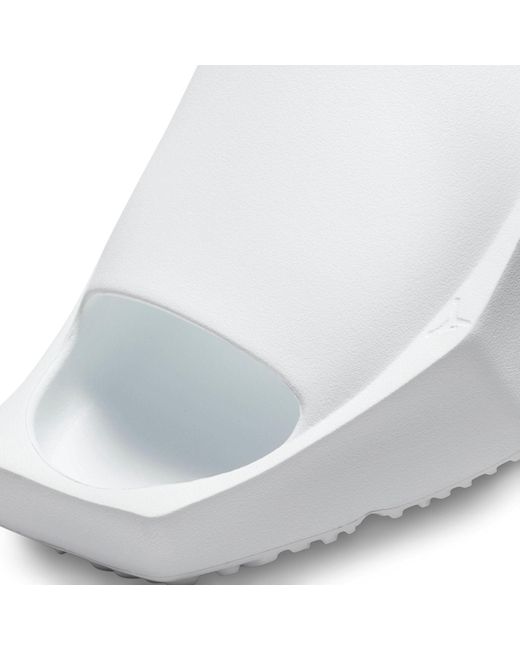 Nike White Hex Slides