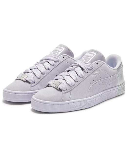 PUMA White Suede Dance Crew 'Light' for men