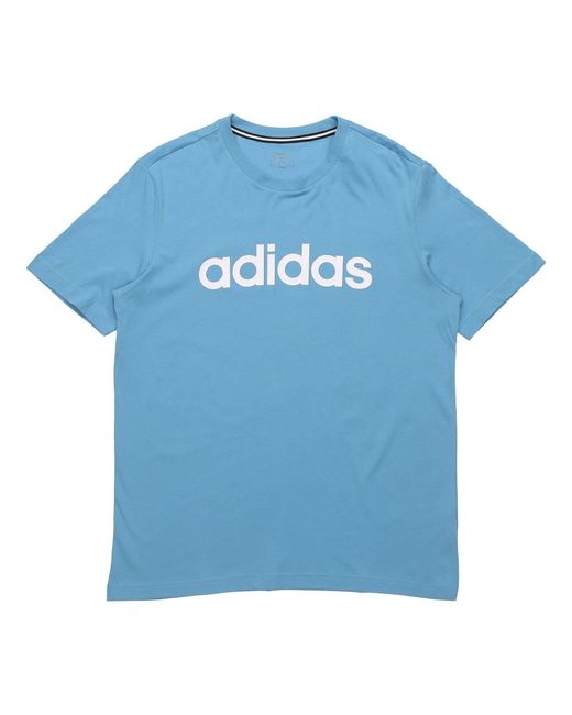 Adidas Blue Neo Casual Sports Round Neck Short Sleeve for men