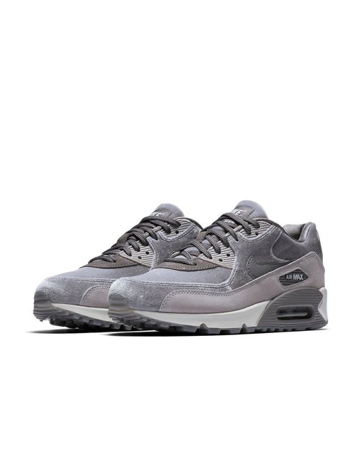 Nike Gray (Wmns) Air Max 90 Deluxe 'Gunsmoke'