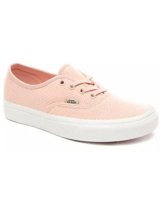 Vans Pink Authentic 'Woven Check for men