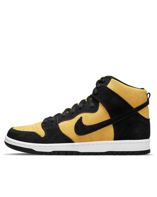 Nike Black Sb Dunk High Pro 'Reverse Goldenrod' for men