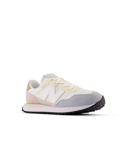 New Balance White (Wmns) 237 'Light Cyclone Sand'