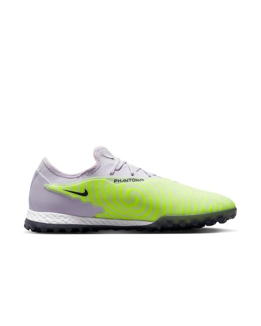 Nike Green React Phantom Gx Pro Tf 'Barely Volt' for men