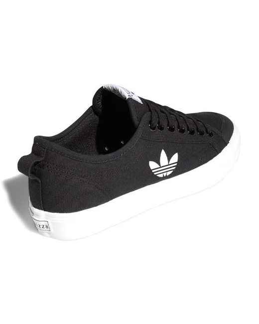 Adidas Black Nizza Trefoil Shoes for men