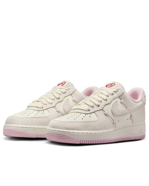 Nike White (Wmns) Air Force 1 Low 'Valentine's Day' 2025