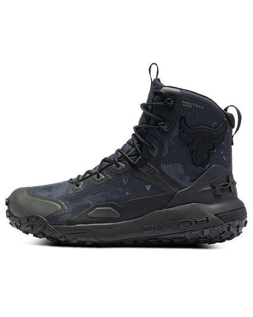 Under Armour Black Project Rock X Hovr Dawn Boot