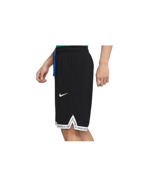 Nike Black Cartoon Painting Printing Sports Shorts for men