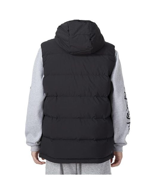 Adidas Blue Helionic Hooded Down Vests for men