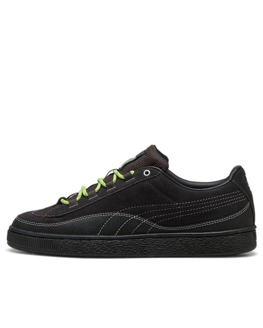 PUMA Black X Aries Suede Hp 'Flat Dark' for men