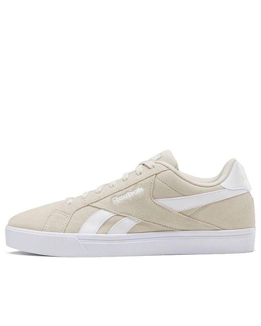 Reebok White Royal Complete 3 Low Sneakers