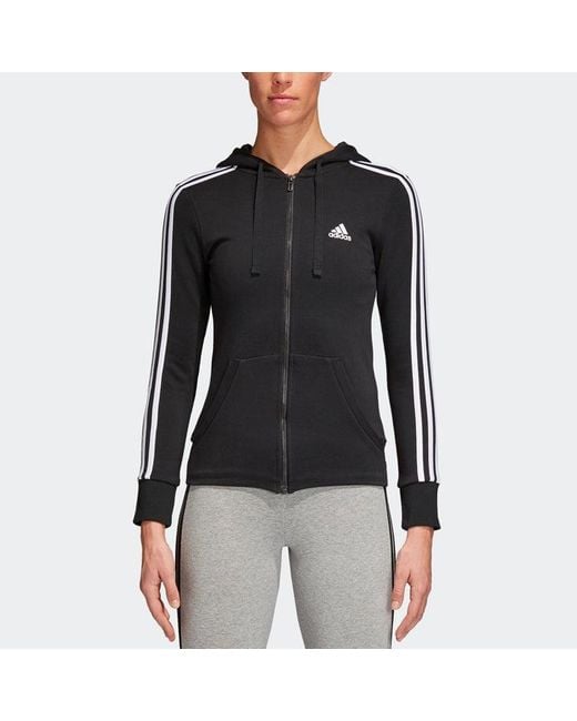 Adidas Black (Wmns) Hooded Track Jacket