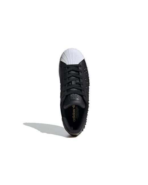 Adidas Black (Wmns) Superstar 'Core Stud'