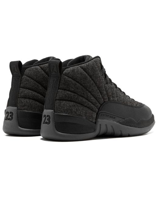 Nike Black 12 Retro 'Wool' for men