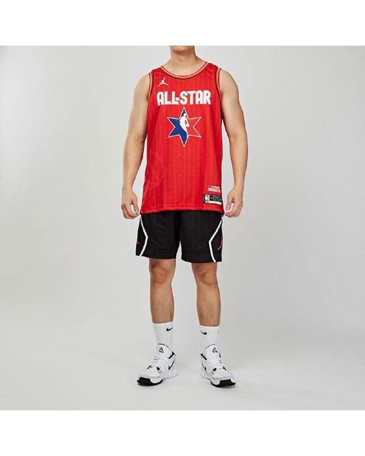 Nike Red Nba All-Star Edition Swingman Basketball Jersey for men