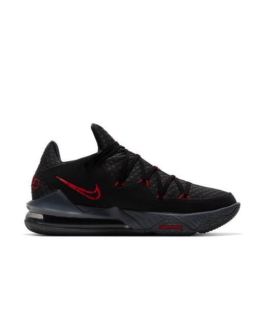 Nike Black Lebron 17 Low 'Bred' for men
