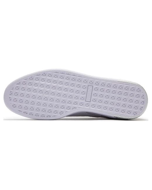 PUMA White Suede Dance Crew 'Light' for men