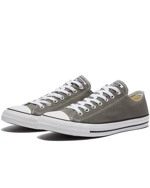 Converse Gray Chuck Taylor All Star Low 'Charcoal' for men