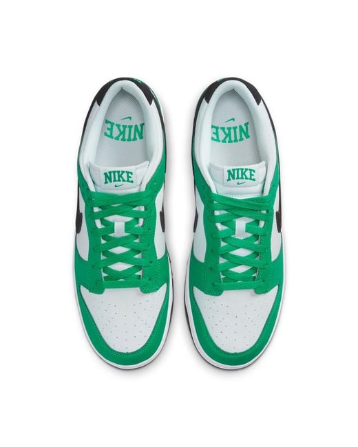 Nike Green Dunk Low Shoes for men