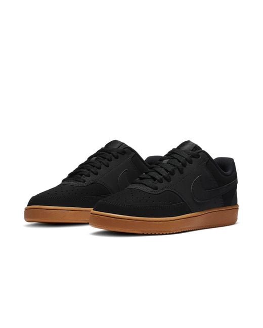 Nike Black Court Vision Low Wheat' for men