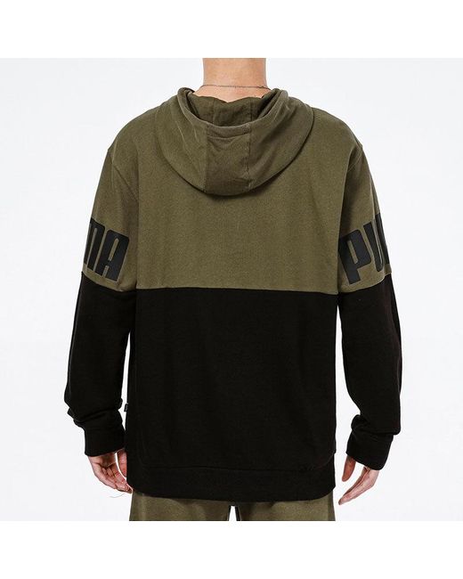 PUMA Green Power Colorbloc Jumper Hoodie for men