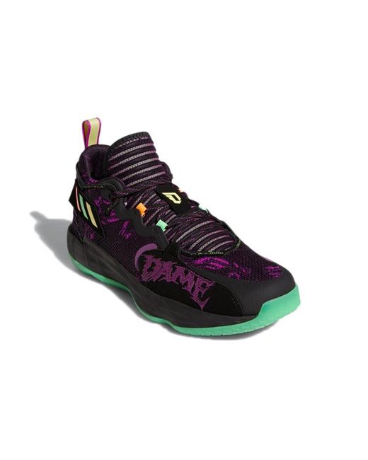 Adidas Black Dame 7 Extply 'Halloween' for men