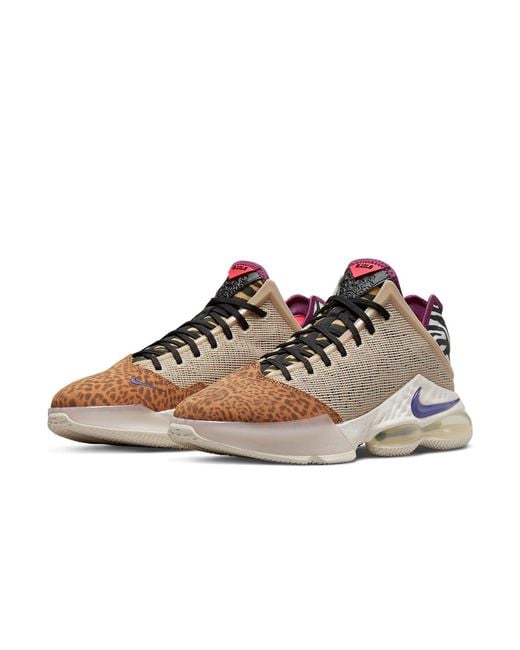 Nike Brown Lebron 19 Low 'Safari' for men