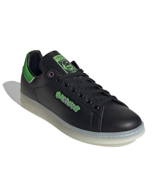 Adidas Black Marvel X Stan Smith 'Hulk Smash' for men