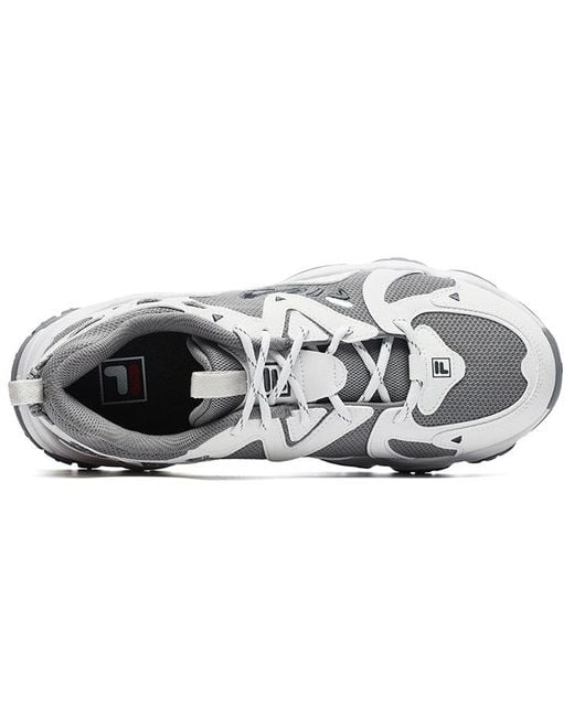 Fila White Fluid 4 Sneakers for men