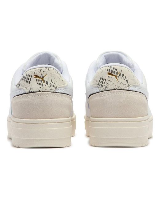 PUMA White Ca Pro Lux Snake Cream' for men