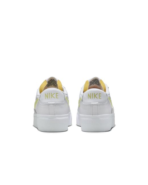 Nike White (Wmns) Blazer Low Platform Life Lime'