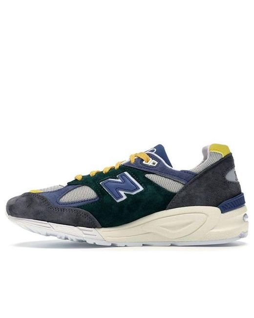 New Balance Blue Aim Leon Dore X 990v2 Made In Usa for men