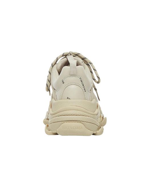 Balenciaga Natural (Wmns) Triple S Sneaker 'All Over Logo