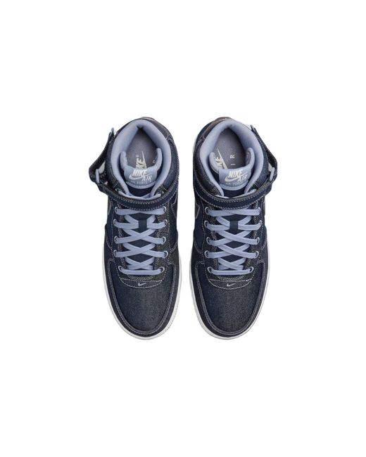 Nike Blue (Wmns) Air Force 1 Mid 'Denim' for men