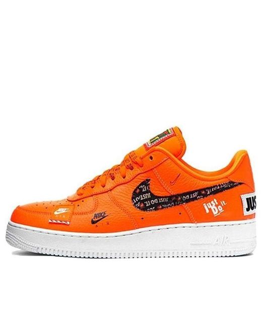 Nike Air Force 1 Low Just Do It Pack Total Orange for men