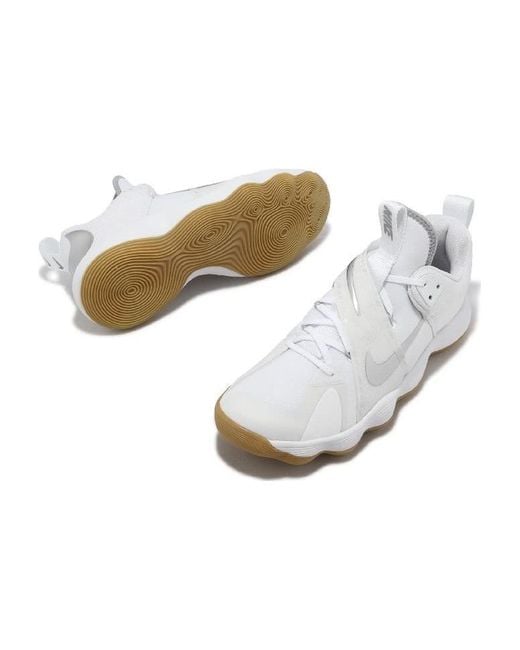 Nike White React Hyperset Se Metallic' for men
