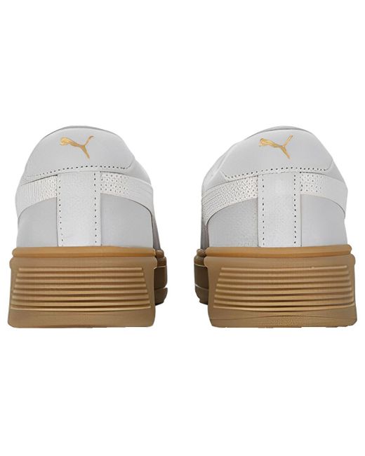 PUMA White (Wmns) Smash Platform V3 Sd