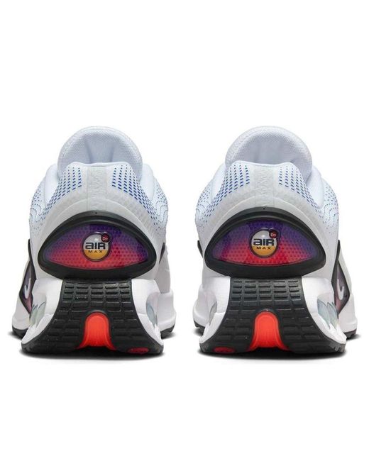 Nike White Air Max Dn Racer Bright Crimson' for men